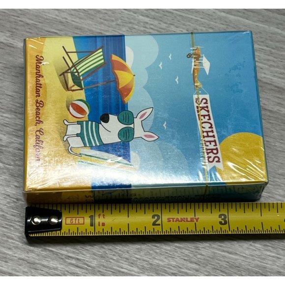 Skechers Playing Cards New Deck Manhattan Beach California Dog Airplane Surf - Picture 4 of 5